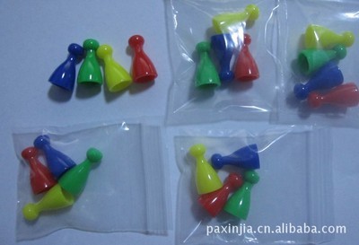 【胶棋 塑料棋子 塑胶跳棋 直立跳棋 圆头棋子 plastic pawn】价格,厂家,图片,其他玩具,磐安县新佳工艺制品-